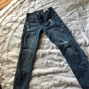 Cosmic blue love-jeans